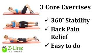 3 Core Exercises To Stabilize Your Back