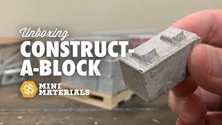 Mini Materials Construct-a-block Unboxing