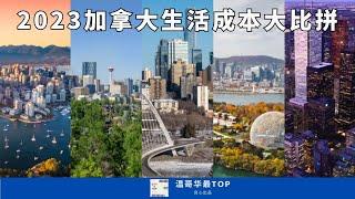 2023加拿大各城市生活成本大比拼