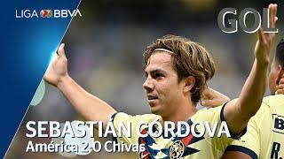 Gol de S. Córdova | América 2 - 0 Chivas | Liga BBVA MX - Jornada 12 - Apertura 2019