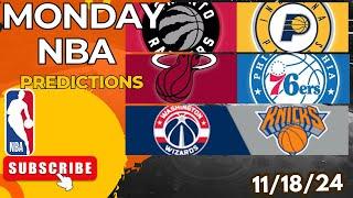 NBA Predictions Today 11/18/24 NBA FREE PICKS and Betting Tips | NBA Picks Today