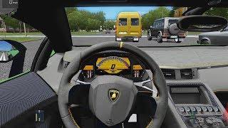 City Car Driving - Lamborghini Aventador SV | City Drive