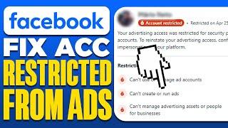 How To Fix Facebook Account Restricted From Advertising (2024)