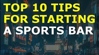 How to Start a Sports Bar Business | Free Sports Bar Business Plan Template Included