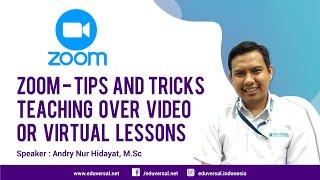 Zoom - Tips and Tricks Teaching Over video or Virtual Lessons