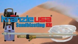 Pressure Washer Sandblasting? Oh yes you can with Kranzle USA