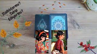 Beni Stalklıyor MU? Takip Ediyor MU? Benimle İlgili  Ne Düşünüyor#tarot #desteseç