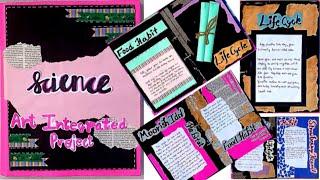 Project File Designs | Aesthetic Art integrated Project file | science Class 9