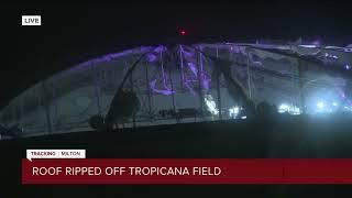 BREAKING: Roof Ripped off Tropicana Field in St. Petersburg