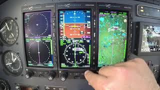 Aspen 2500 MAX System inflight demonstration