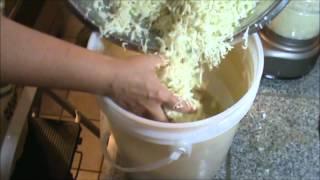 How to make Saeurkraut video #52