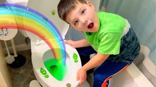 CALEB caught a Leprechaun! HOW to MAKE HOMEMADE Leprechaun Trap 