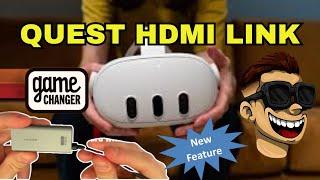 Amazing New Feature Changes Quest 3 Forever!  HDMI LINK  Game Consoles, iPhone, iPad, Computers