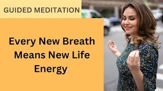 Guided Breath Focus Meditation for More Energy | 6 minutes | Happiness Sangha, Elizabeth Pyjov