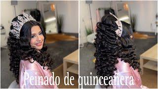 Peinado de quinceañera