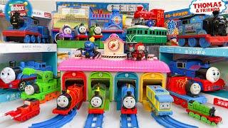 62 Minutes Satisfying with Unboxing EVERY Thomas TRAIN, Friends James in Trains Colorful Garage