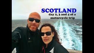 Strom 650 -Scotland Motorcycle Trip (2nd, 3rd & 4th day)-English Sub