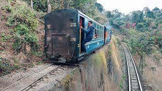 Amazing Way They Ride Old Indian Train in Reverse