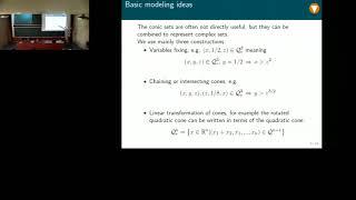 JuMP-dev 2018 | Power and exponential Cones with Mosek | Ulf Worsoe