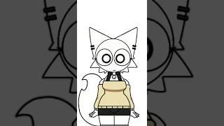 Look me :P Wenda and Gray #gray #sprunki #wenda #shorts