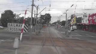 Melbourne Trams Driver View Gardiner Rail Square 2013