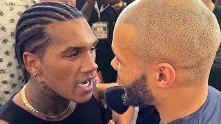 Conor Benn CONFRONTS Eubank Jr & PUSHES him in heated altercation!