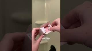 skincare routine with Dove pink beauty bar