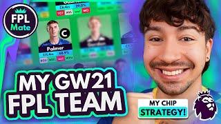 FPL GW21 TEAM SELECTION | My CHIP STRATEGY & Jesus Transfer | Gameweek 21 Squad, Transfers & Captain