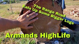 Big log splitting, Armands HighLife Vlog!