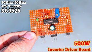 DIY High-Power Inverter Driver | 12V to 220V SG3525 Design