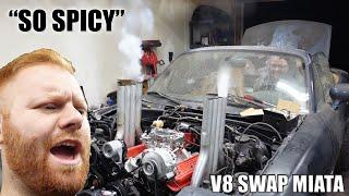 V8 SWAP MIATA SUPER LOUD! -