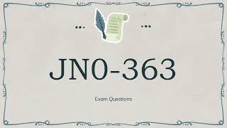 JN0-363 Service Provider Routing and Switching, Specialist (JNCIS-SP) Online Questions