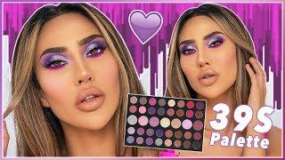 FIRST IMPRESSIONS USING MORPHE's 39S PALETTE / GRWM | BrittanyBearMakeup