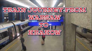 Catching The Train In Poland - From Warsaw To Krakow - HD