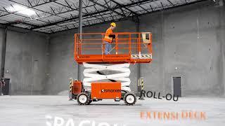 All Terrain Scissor Lift Hire Warragul Drouin - WE Hire PH 0356 235005
