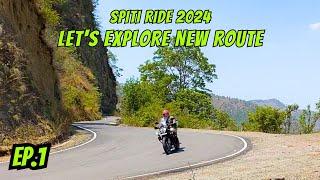 Let's Explore New Route | EP. 1 | Spiti Ride 2024 | Rideon with jagjit