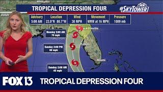 Tampa Bay under tropical storm warning