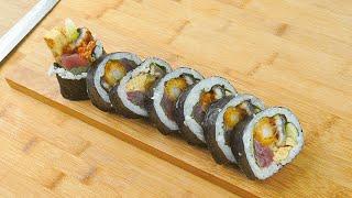 How to cook Japanese style tuna futomaki recipe