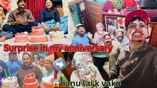 Our 5th marriage anniversary thanks for surprise guys best anniversary ever