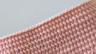 Easy Crochet Stitch For Beginners / Ideal For Blankets