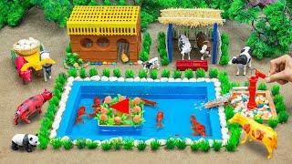 DIY how to make Country Farm Diorama and Barnyard Animal - Cows, Horse Farm - Animal Farm