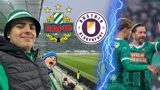 RAPID gegen AUSTRIA KLAGENFURT | Admiral Bundesliga Burgstaller Masterclass | Stadionvlog |Alexice99