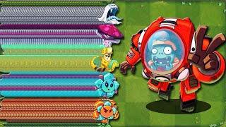 PVZ 2 - Every Plants *100 Vs Z-Mech Zombies LEVEL 50 - Who Will Win?