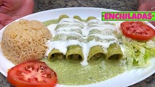 Como hacer enchiladas Suizas -  De la manera mas facil!