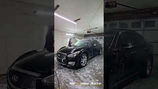 I detailed this Infiniti Q70 for $5 !? #detailing #cars #Infiniti #InfinitiQ70 #drake #shorts