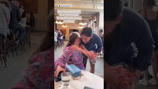 Boyfriend flies in from Italy to surprise girlfriend for her birthday ️️