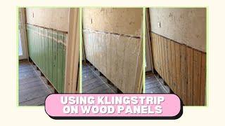 How to use Klingstrip paint stripper on wooden panelling | Sharn's House