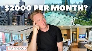 Touring 3 Luxury CONDOS - What Can You RENT For $2000 In Central BANGKOK?