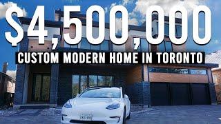 INSIDE a $4.5 Million Custom MODERN Home In TORONTO