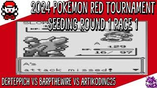 Pokemon Red 2024 Tournament - Round 1 Race 1 - DerTeppich vs BarpTheWire vs Artikodin25